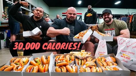 30000 Calorie Challenge W 450 Lb Man Brian Shaw And Larry Wheels