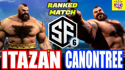 スト6 板ザンザンギエフ 対 CanonTreeザンギエフItazanZangiefvs CanonTreeZangief