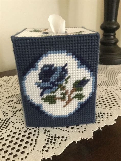 Pattern Quilted Tissue Box Cover 1 In Plastic Canvas Etsy Artofit