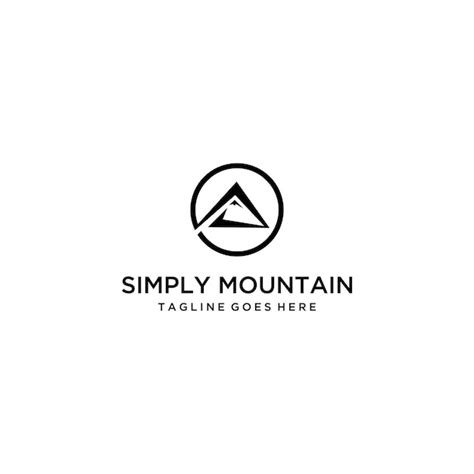 Premium Vector Creative Illustration Simple Mountain Logo Design Vector