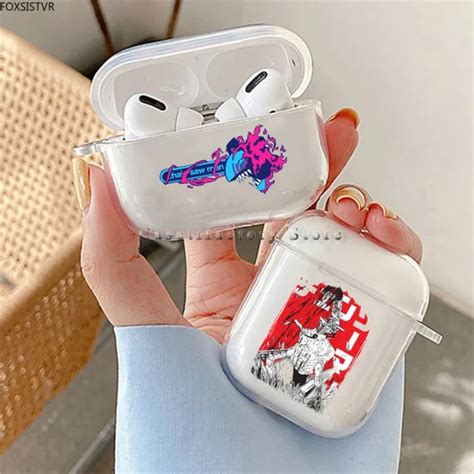 Anime Chainsaw Man Earphone Case For Airpods 1 2 3 Pro Wireless Headphone Cover For Air Pods 3rd