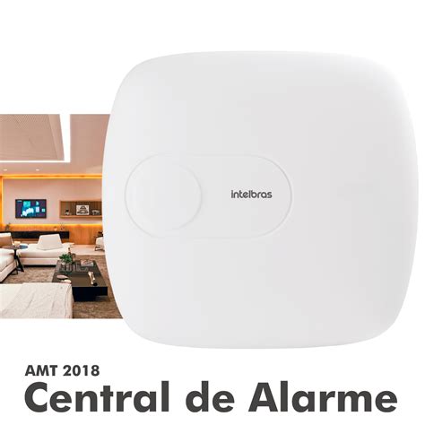 Kit De Alarme Intelbras AMT 2018 E 02 Sensores Monitoramento