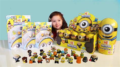 Despicable Me 3 Mineez Surprise Eggs And Blind Bags Unboxing Minions