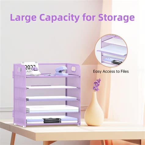 Snapklik Supeasy 5 Trays Paper Organizer Letter Tray