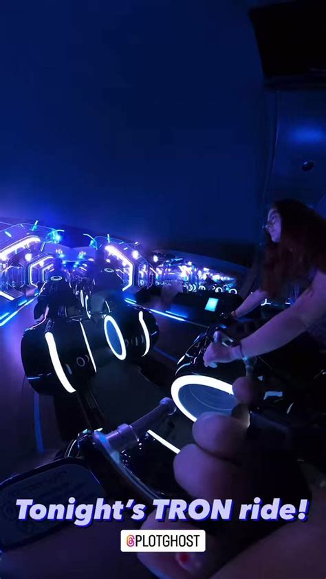 Themeparkreview On Twitter Rt Themeparkreview Tonights Tron Ride