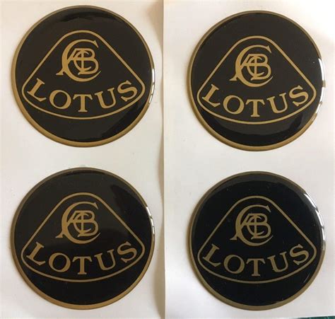 Buy Scooby Designs Lotus Alloy Wheel Centre Cap Stickers Domed Resin X4