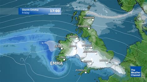 Storm Emma How And When It Ll Impact Britain The Weather Channel