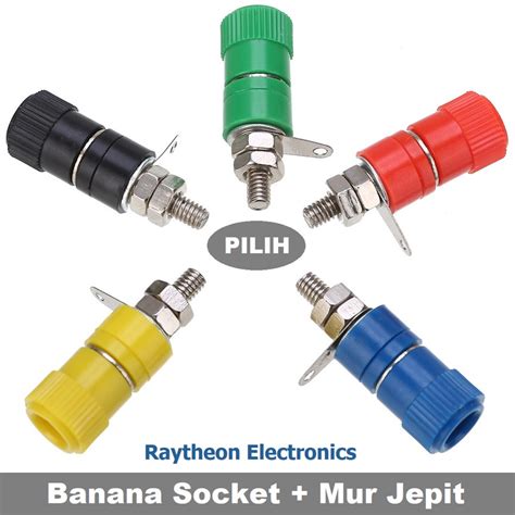 Jual Banana Plug Female Socket Konektor Soket Speaker Jack Terminal