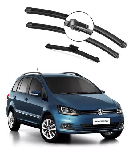 Palhetas Limpador Parabrisa Carro Volkswagen Spacefox 06 18 Frete grátis