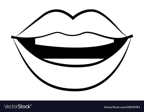 Pop Art Comic Lips Cartoon Royalty Free Vector Image