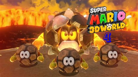 Super Mario 3d World 100 Walkthrough Part 4 World 4 Youtube