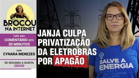 Janja Rebate Ciro Quem Privatizou A Eletrobras Foi Bolsonaro A Aula