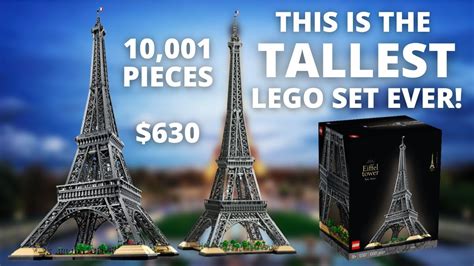 Announcing 10307 Eiffel Tower The TALLEST LEGO Set Ever 10 001