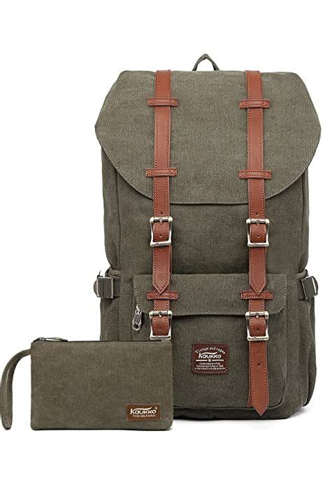 Evervanz Damen Herren Rucksack Reise Wandern Outdoorrucksack Canvas