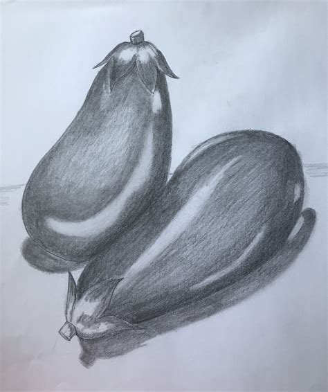 Vegetables drawing with pencil sketch draw vegetables still life step by step vegetables drawing ...