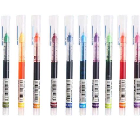 7d Straight Liquid Rollerball Gel Pen 05 Needle Tube Quick Dry