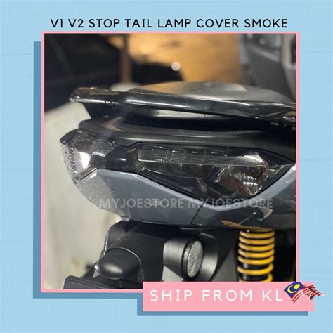 Yamaha Nmax 155 V1 V2 Stop Tail Lamp Cover Smoke Nmax155 Shopee Malaysia