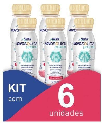 Novasource Proline Morango 200ml Kit 6 unidades Nestlé Health