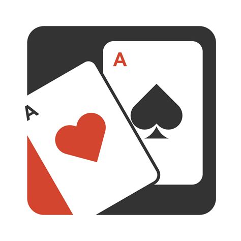 Playing card games icon logo design 17733427 Vector Art at Vecteezy