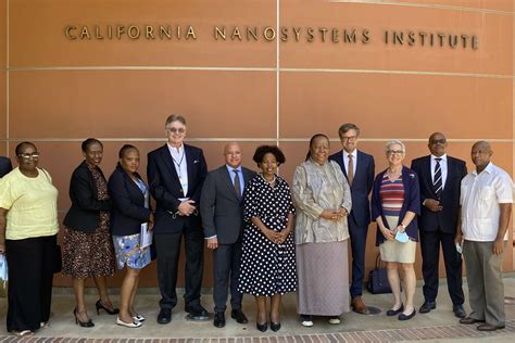 Photo South African Delegation With Ucla Representatives Outside Of