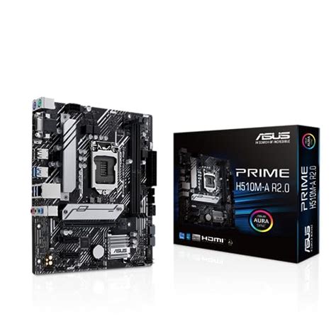 Asus Prime H510m A Lga1200 Micro Atx Motherboards Parts Pc Builds