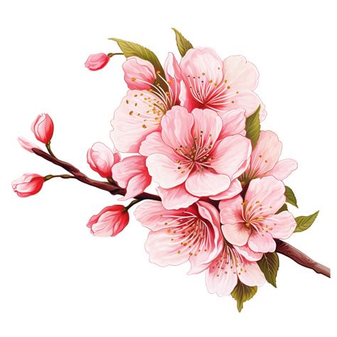 SAKURA 100 Clip Arts And 6 Seamless Pattern Cherry Blossom Png Japan