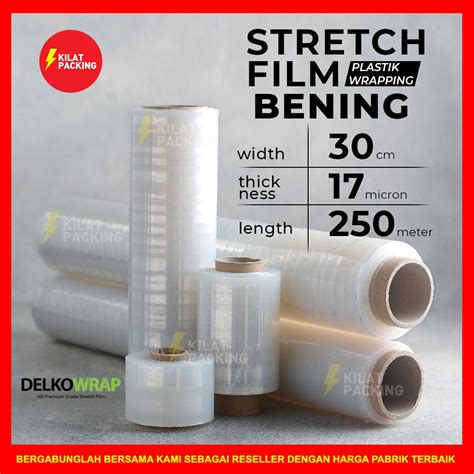 Jual Stretch Film Bening Ukuran Cm X M Plastik Wrapping