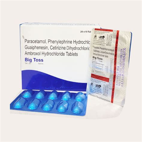 Paracetamol Phenylephrine Hydrochloride Guaiphenesin Cetirizine Dihydr