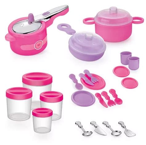 Cozinha Infantil Kit Panelinhas Talheres E Organizador Mercadolivre