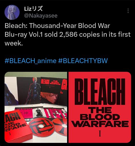 Bleach First Week Blu Ray Dvd Sales Rbleach