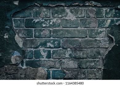 Old Dark Ramshackle Brick Wall Texture Stock Photo Edit Now