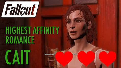 Fallout 4 Cait Highest Affinity Romance Youtube