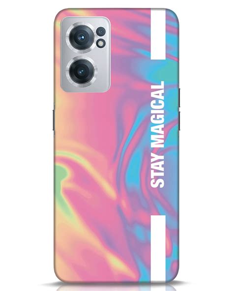 Buy Holographic Magical Designer Hard Cover For OnePlus Nord CE 2