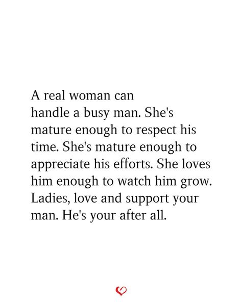 A Busy Woman A Real Man