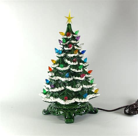 Lighted Ceramic Christmas Tree Made To Order Etsy Ceramic Christmas