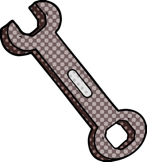 Cartoon Spanner Drawing Png