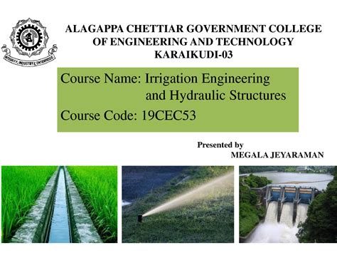 SOLUTION Irrigation Engineering And Hydraulic Structures Studypool