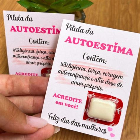 Card Cartão Pílula chiclete Dia das Mulheres Elo7