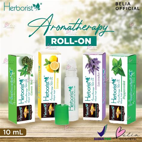 Jual BELIA Herborist Minyak Angin Aromatherapy Roll On 10ml Lemon