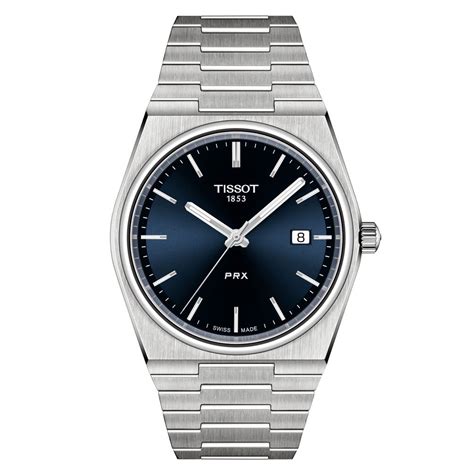 Reloj Tissot Classic PRX Acero Esfera Azul 40mm T1374101104100