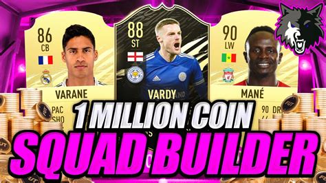 Best Fifa 21 1 Million Coin Squad Team Fifa 21 Ultimate Team 1