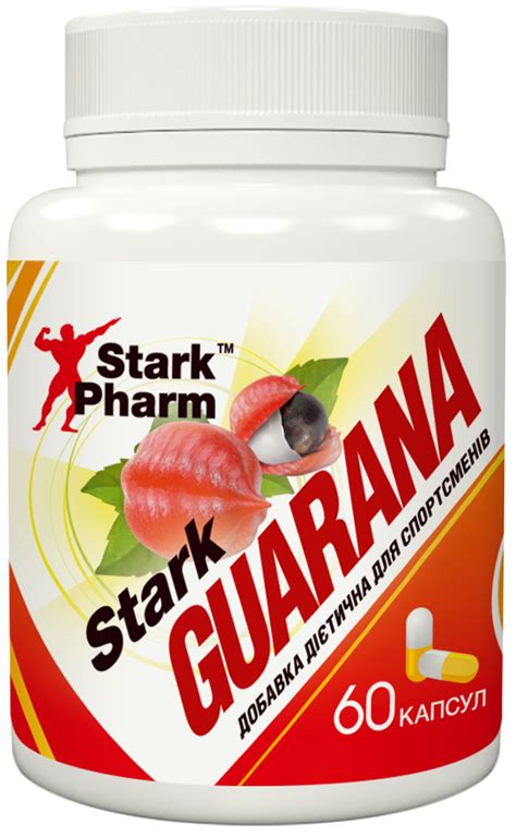 Купить Гуарана Stark Pharm Guarana 300 мг, 60 капсул, цена 135 ₴ — Prom ...