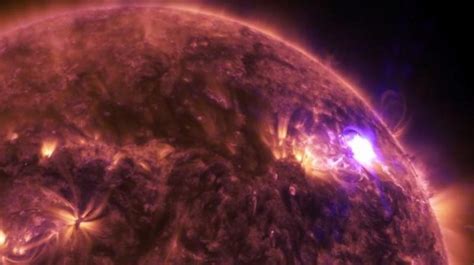 NASA Captures Images Of Strong Solar Flares