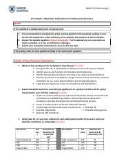 Pharm2 WS 1 Docx NURS 271 Pharmacology I 271 Module 1 Worksheet