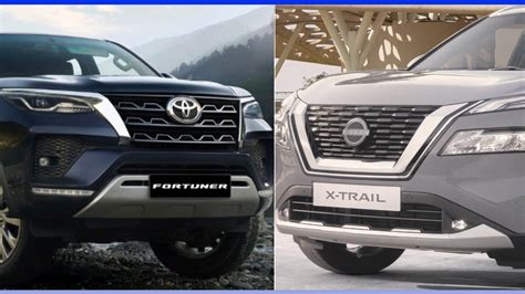 New Nissan X Trail Vs Toyota Fortuner Specs And Design Comparison