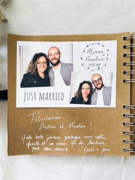 Un Livre Dor Photobooth Original Pour Votre Mariage