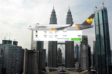 Asien Deal Mit Condor Direkt Von Frankfurt Nach Kuala Lumpur Ab