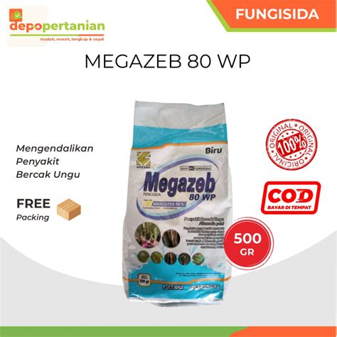 Jual Fungisida Megazeb Biru Wp Gram Mancozeb Mankozeb Obat