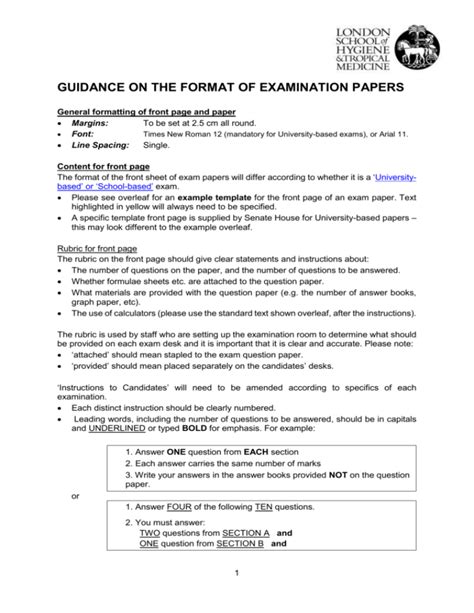 Question And Answer Format