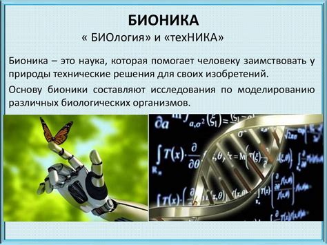 Бионика- исследования различных биологических организмов - презентация ...